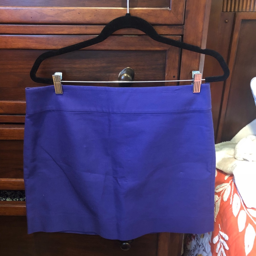 J. Crew Purple Skirt size 10
